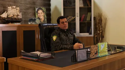 Mazloum Abdi, commandant des Forces démocratiques syriennes.