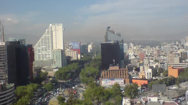 Vue générale de Mexico, capitale du Mexique