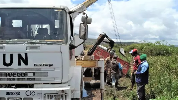 Personnel de la MONUSCO à Minembwe, dans le Sud-Kivu