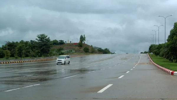 Vue neutre de Naypyidaw, capitale de la Birmanie