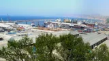 Vue panoramique du front de mer et du port d’Oran, en Algérie