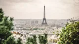 Vue de Paris avec la tour Eiffel