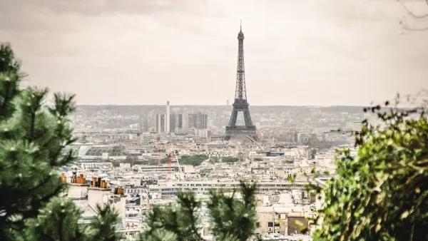 Vue de Paris avec la tour Eiffel