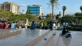 Vue de la place Nyerere a Dodoma, en Tanzanie