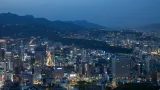 Vue generale du panorama urbain de Seoul, capitale de la Coree du Sud