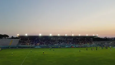 Vue du stade Franco Fanuzzi de Brindisi, en Italie