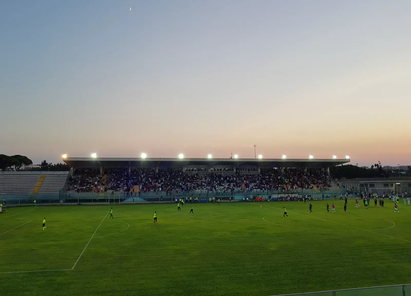 Vue du stade Franco Fanuzzi de Brindisi, en Italie