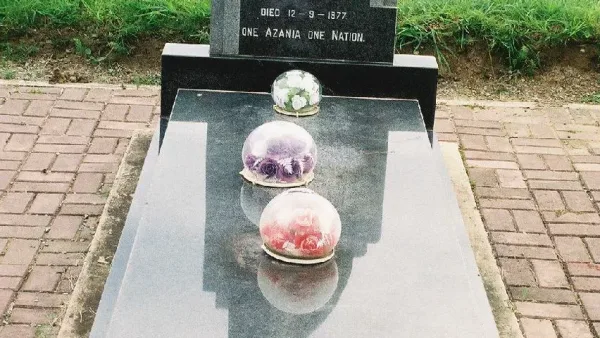 Tombe de Steve Biko à King William's Town, en Afrique du Sud