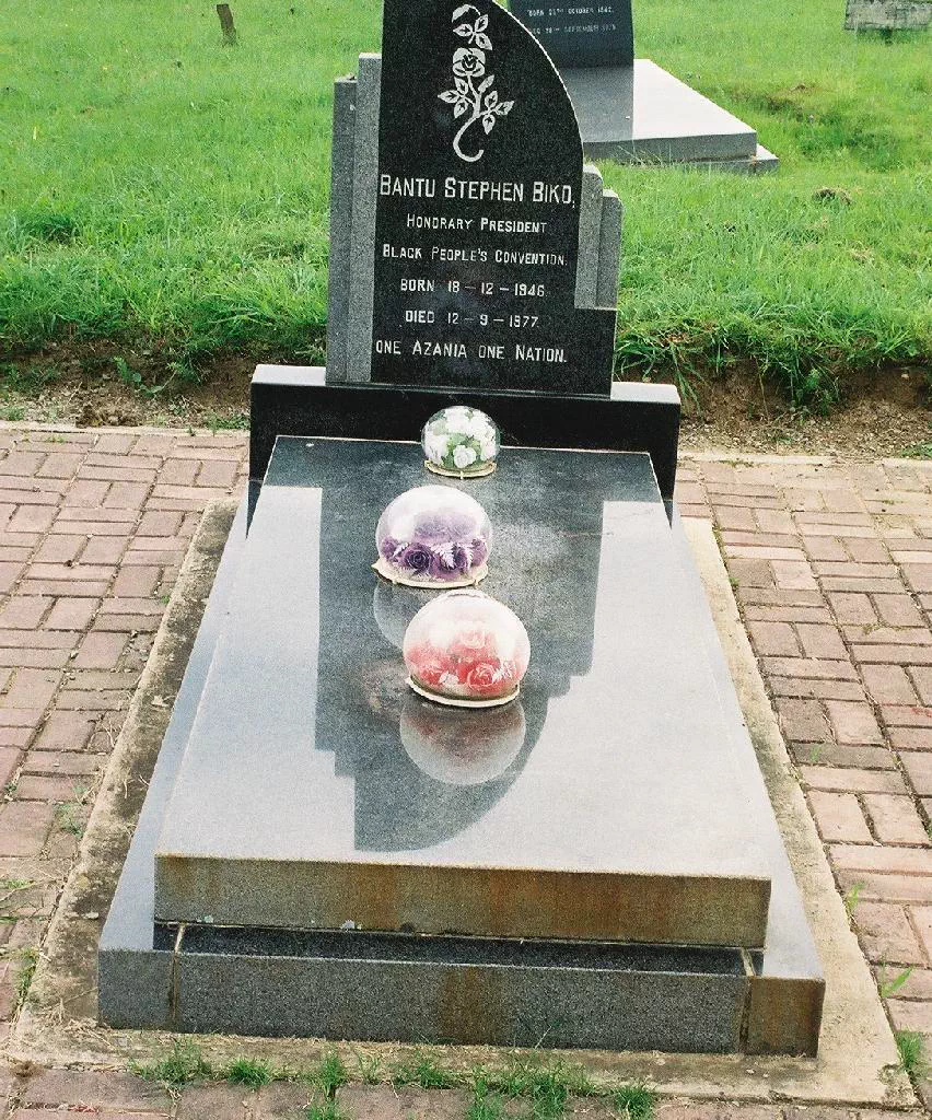 Tombe de Steve Biko à King William's Town, en Afrique du Sud