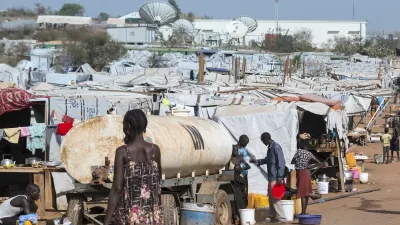 Vue de l'UN House à Juba, au Soudan du Sud