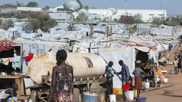 Vue de l'UN House à Juba, au Soudan du Sud