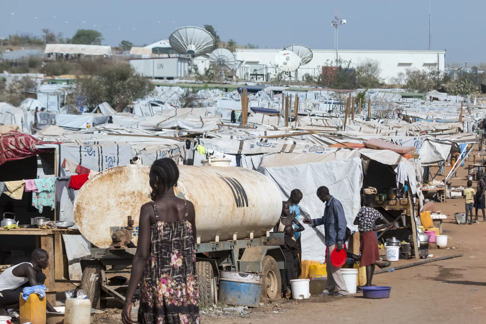 Vue de l'UN House à Juba, au Soudan du Sud