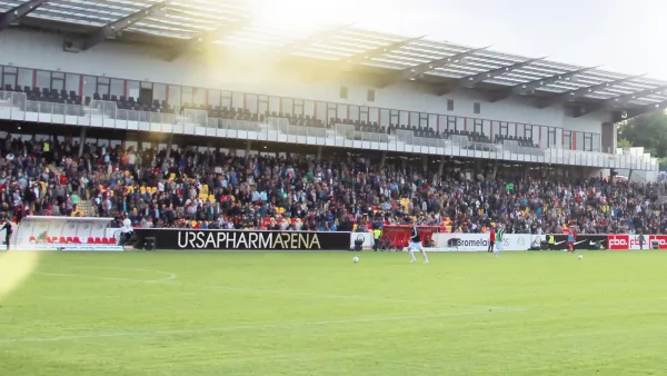 L'Ursapharm-Arena, stade du SV Elversberg en Allemagne.