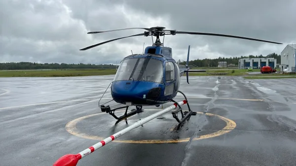 Un hélicoptère Airbus H125 de la famille AS350, image d’illustration