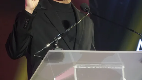 Portrait de Channing Tatum à la CinemaCon en 2025