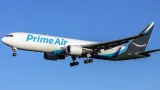 Boeing 767-300 d’Amazon Prime Air en vol, image d’illustration
