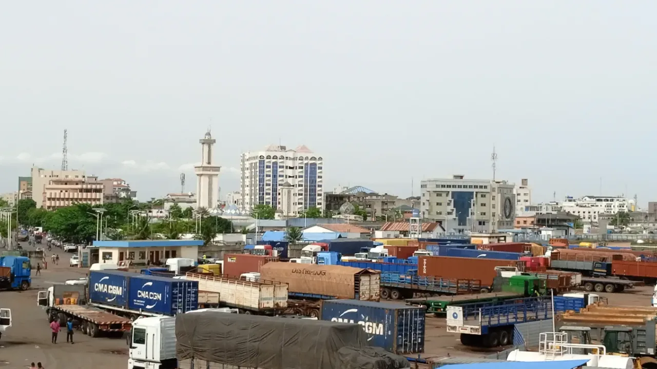 Vue panoramique de Cotonou au Bénin