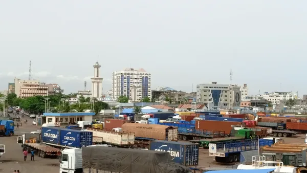 Vue panoramique de Cotonou au Bénin