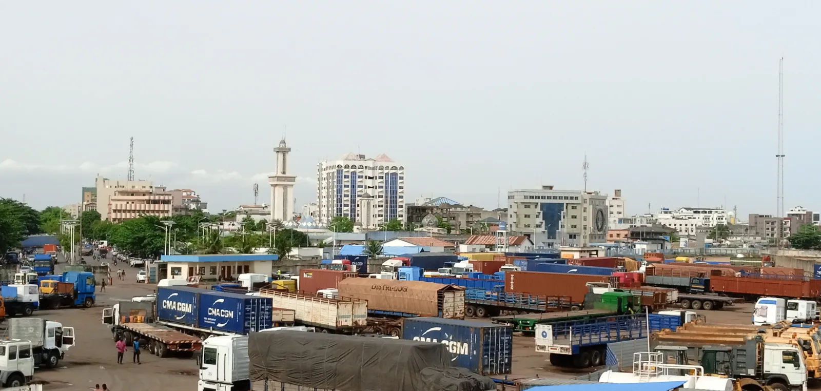 Vue panoramique de Cotonou au Bénin