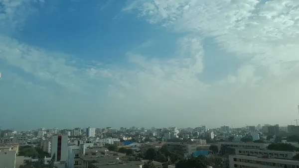 Vue aérienne de Dakar, capitale du Sénégal