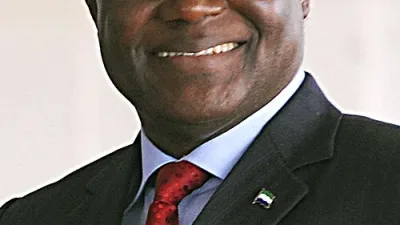 Ernest Bai Koroma, ancien président de la Sierra Leone