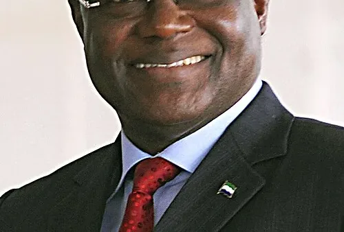 Ernest Bai Koroma, ancien président de la Sierra Leone