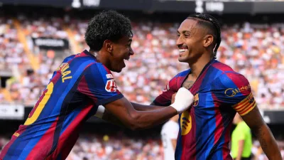 Raphinha et Yamal@getty images