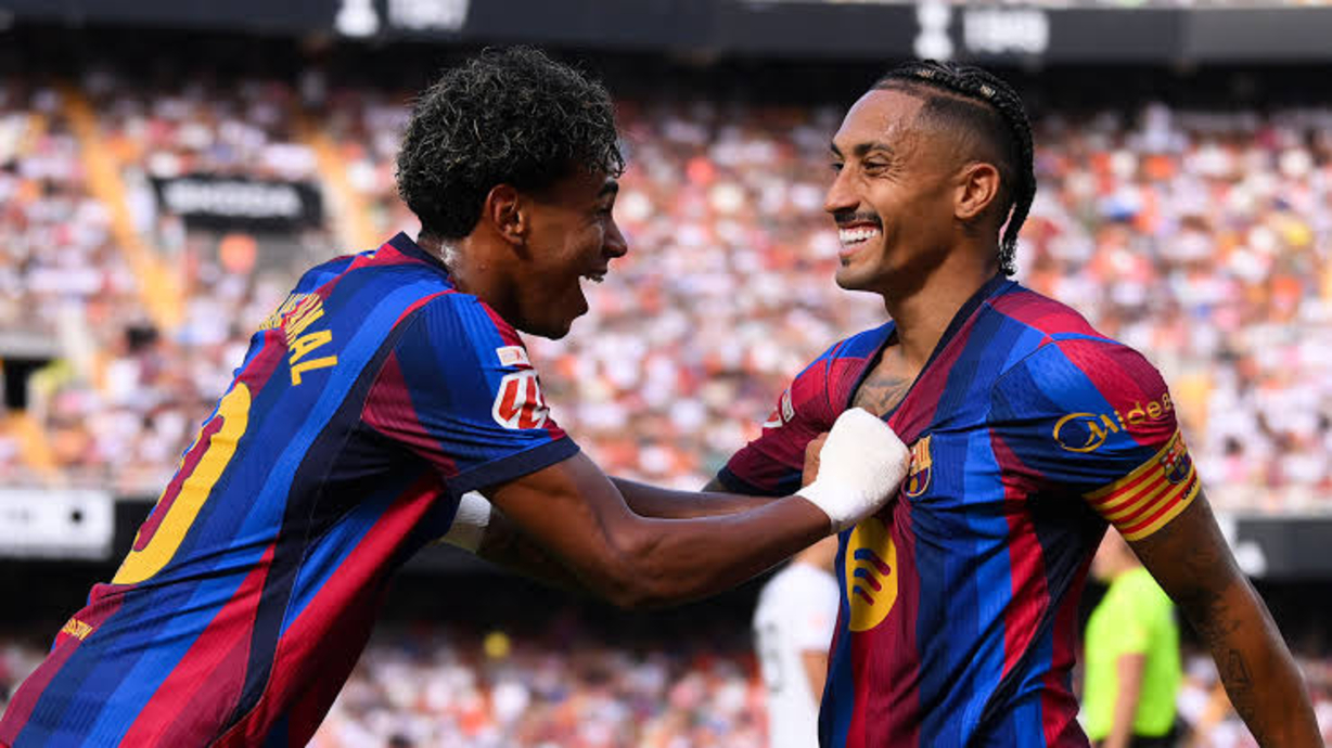 Raphinha et Yamal@getty images