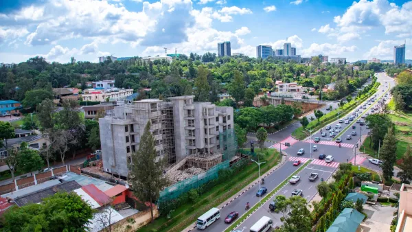 Vue générale de Kigali, au Rwanda