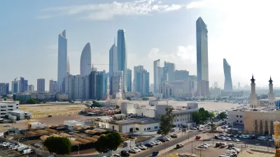 Vue générale du centre-ville de Koweït City avec ses tours