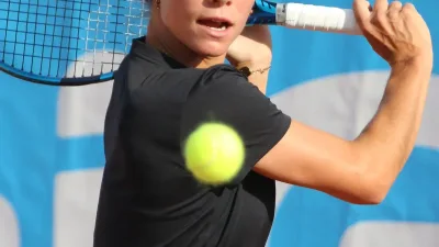 Loïs Boisson lors d’un tournoi à Biarritz