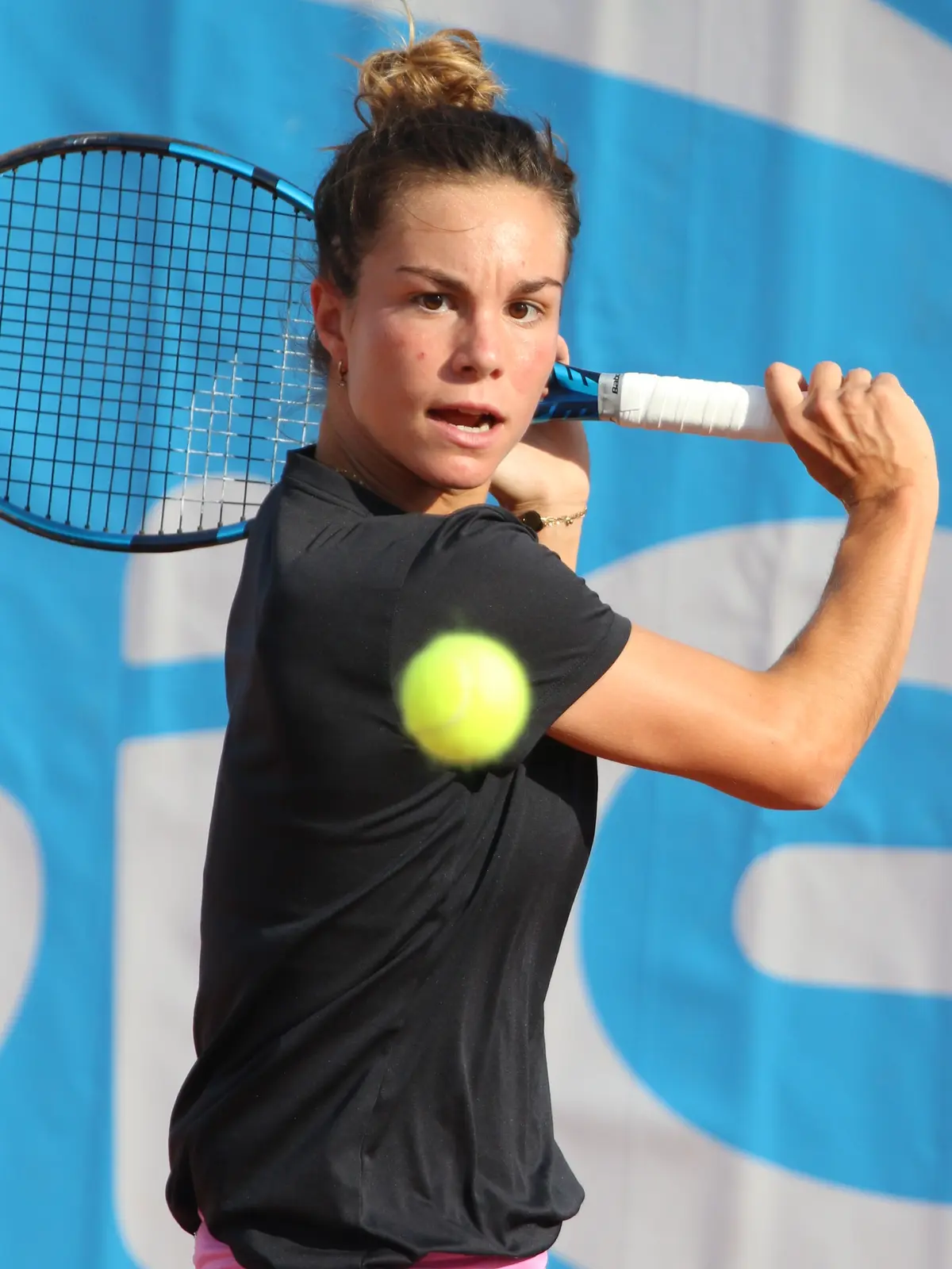 Loïs Boisson lors d’un tournoi à Biarritz