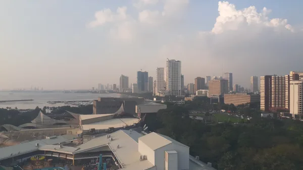 Vue générale de Manille, capitale des Philippines.