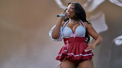 Megan Thee Stallion en concert au Superbloom Festival en 2022