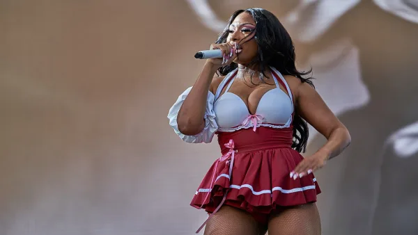 Megan Thee Stallion en concert au Superbloom Festival en 2022