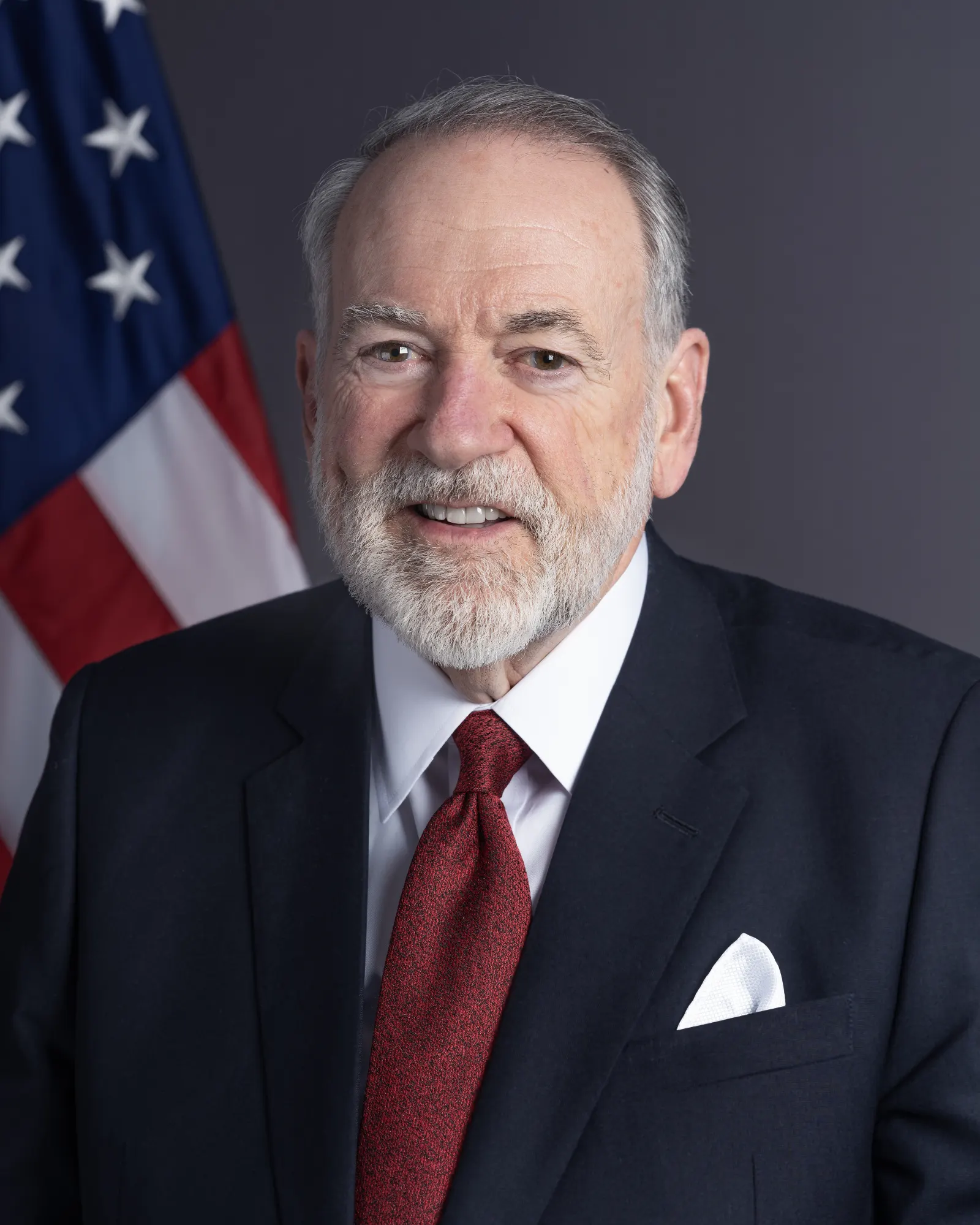 Portrait officiel de Mike Huckabee, ambassadeur des Etats-Unis en Israel