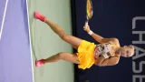 Mirra Andreeva en action lors de l’US Open