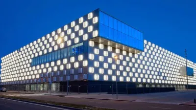 Navarra Arena à Pampelune, lieu des Mondiaux de gymnastique aérobic 2026