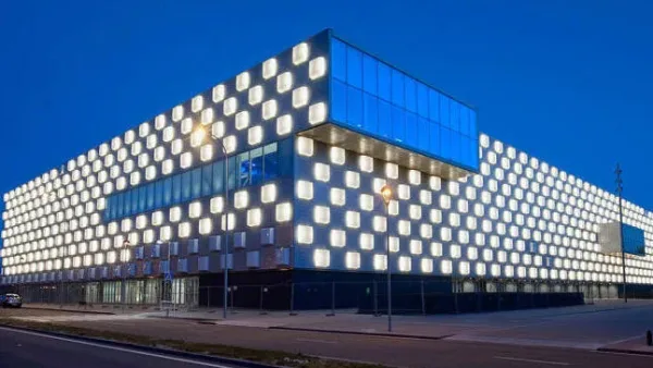 Navarra Arena à Pampelune, lieu des Mondiaux de gymnastique aérobic 2026