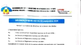 Décision nommant Ulrich Vital Ahotondji directeur de la Maison des Médias