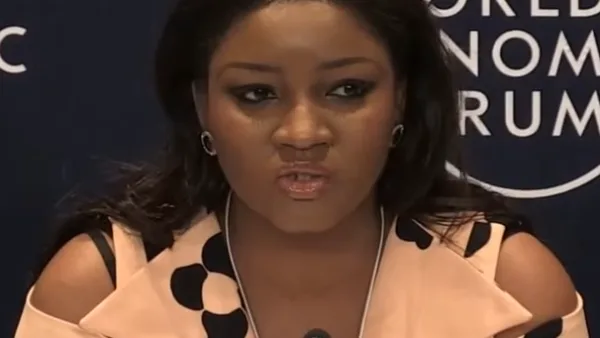 Omotola Jalade-Ekeinde au World Economic Forum en 2015
