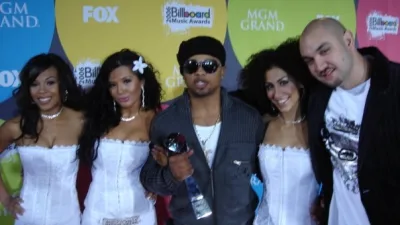 Le chanteur américain Raz B en 2012