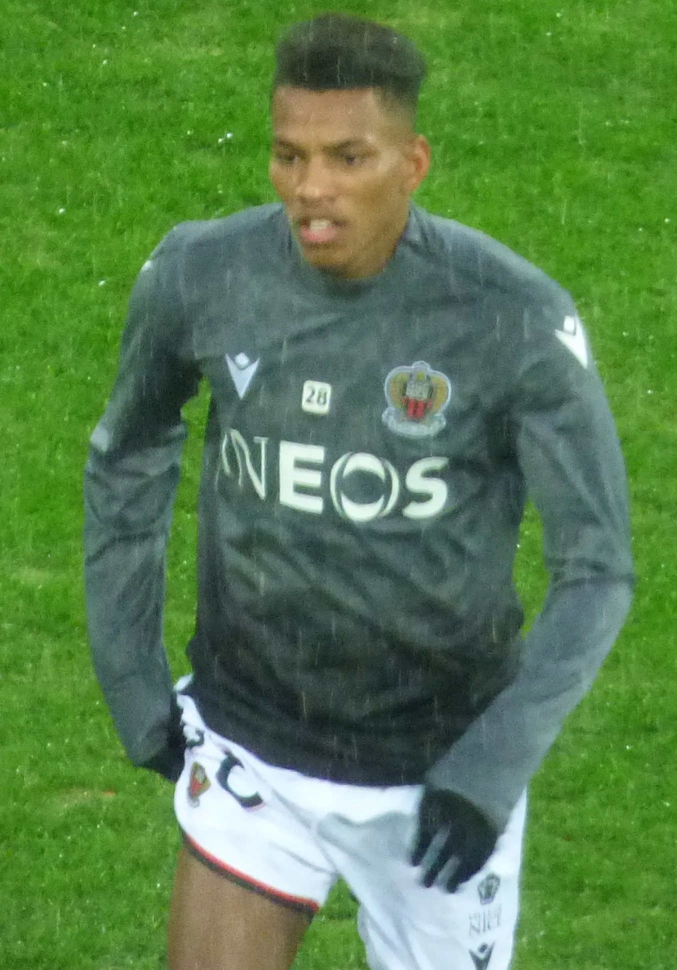 Hicham Boudaoui avec Nice en janvier 2021 — photo d’archives