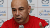Hossam Hassan en conférence de presse — photo d’archives