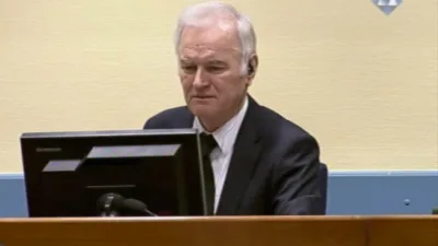 Ratko Mladić devant le TPIY en mai 2014 — photo d’archives