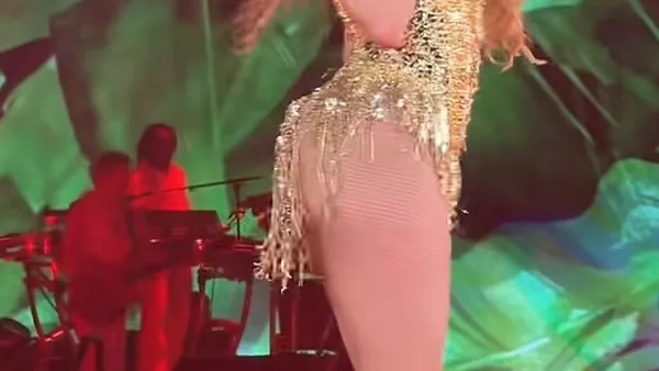 Shakira sur scène lors d’un concert en mai 2026