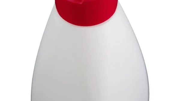 Flacon de shampoing générique, illustration d’un rappel de produit capillaire