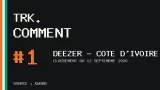 TRK - « Comment » n°1 sur Deezer Côte d’Ivoire